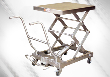SS Hydraulic Lift Tables With Brake